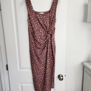 FROM STITCH FIX MINE BRITTON GATHERED TANK DRESS MIDI XL NWOT